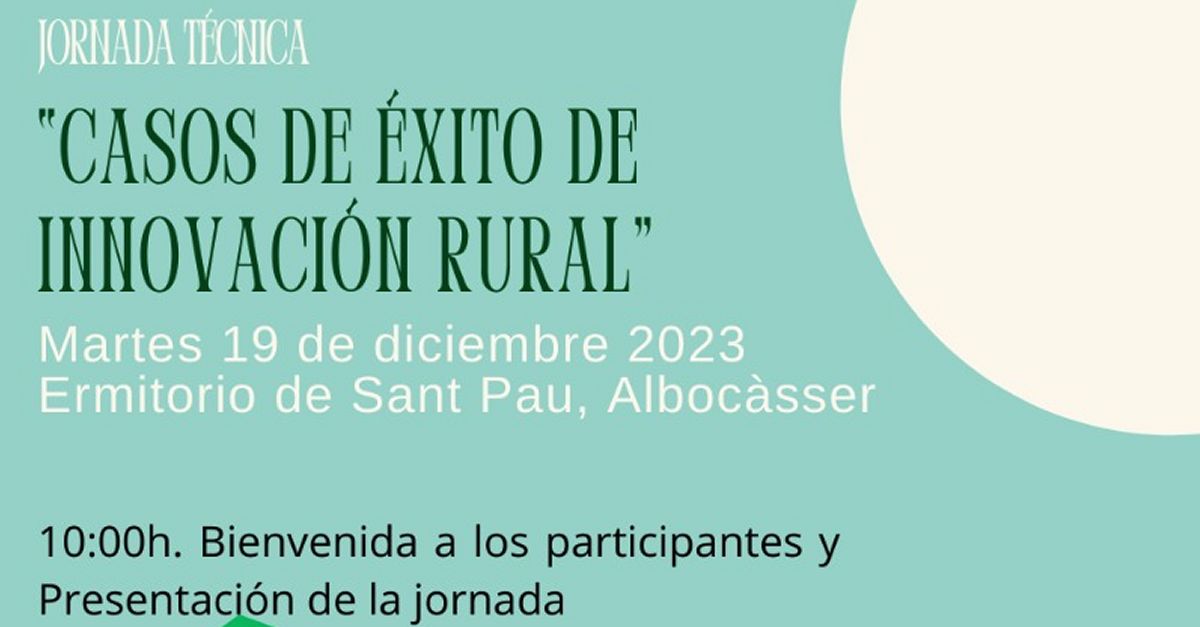 xit i innovaci rural de la m dAlt Maestrat Human Land