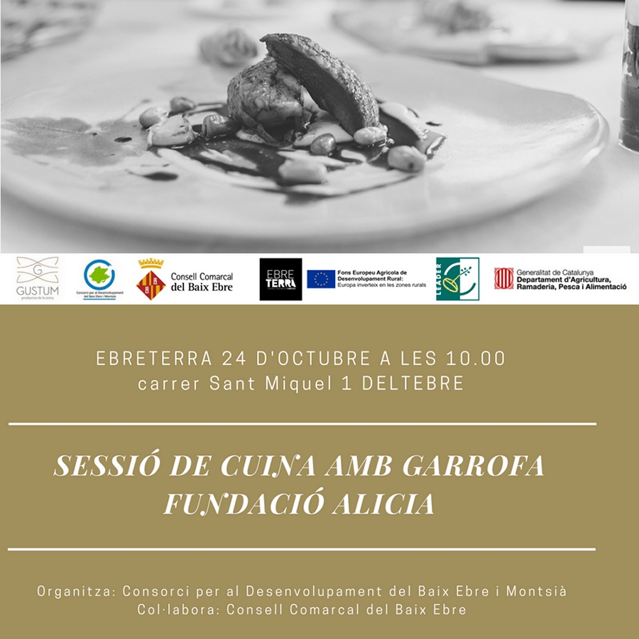 Jornada demostrativa de la cuina de la garrofa a EbreTerra | EbreActiu.cat, revista digital d’oci actiu | Terres de l’Ebre ...