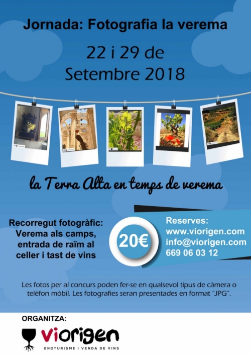 Jornada: Fotografia la verema Jornada: Fotografia la verema