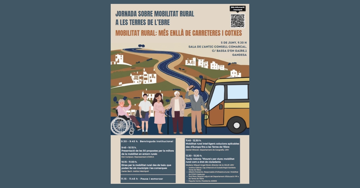 Jornada sobre movilidad rural en les Terres de l�Ebre