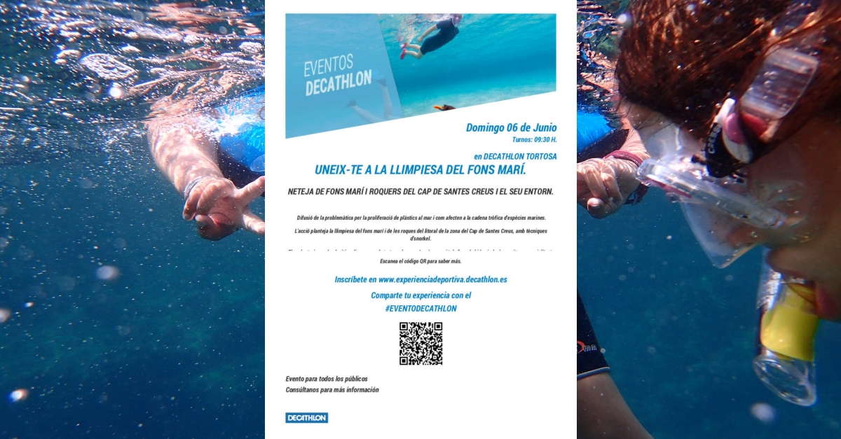 Jornada de neteja del fons mar� i roquers al Cap de Santes Creus