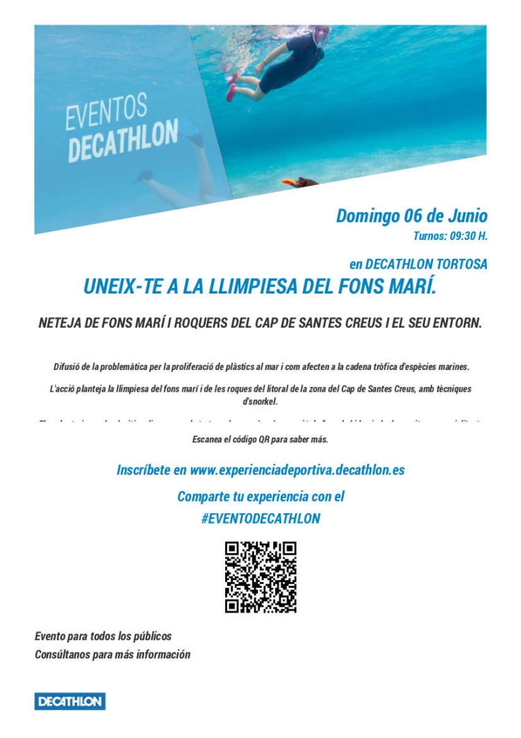 Jornada de neteja del fons mar� i roquers al Cap de Santes Creus