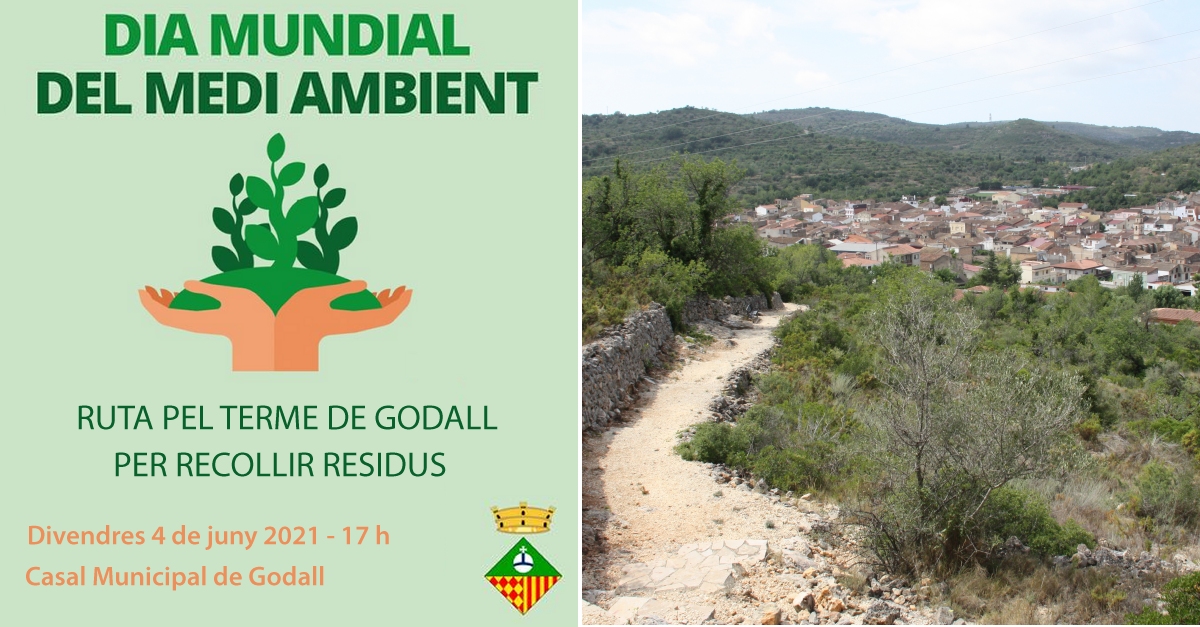 Ruta por el t�rmino de Godall para recoger residuos