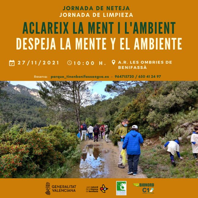 Jornada de neteja al Parc Natural de la Tinen�a de Benifass�