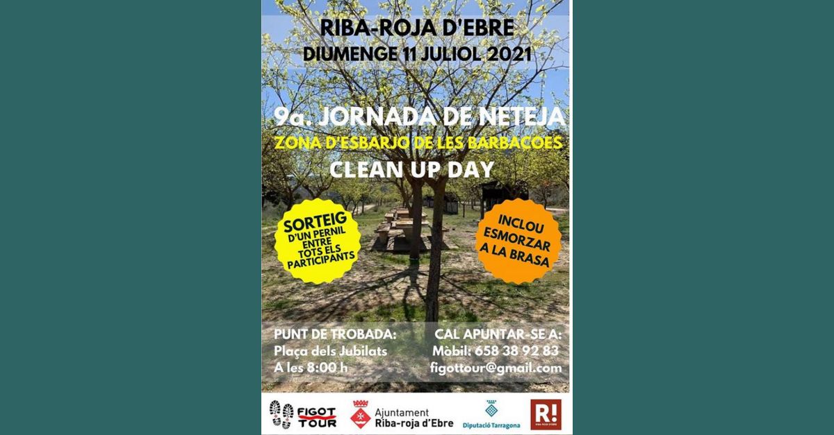 9a Jornada de Limpieza en Riba-roja dEbre