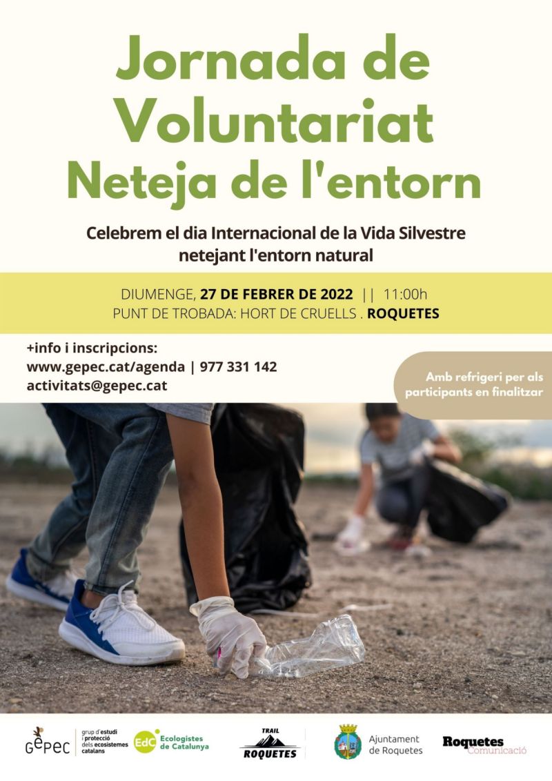Jornada de neteja a Roquetes Jornada de neteja a Roquetes