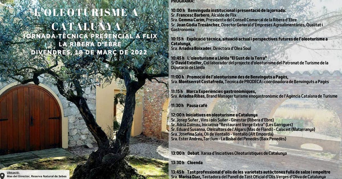 Jornada t�cnica L�Oleoturisme a Catalunya