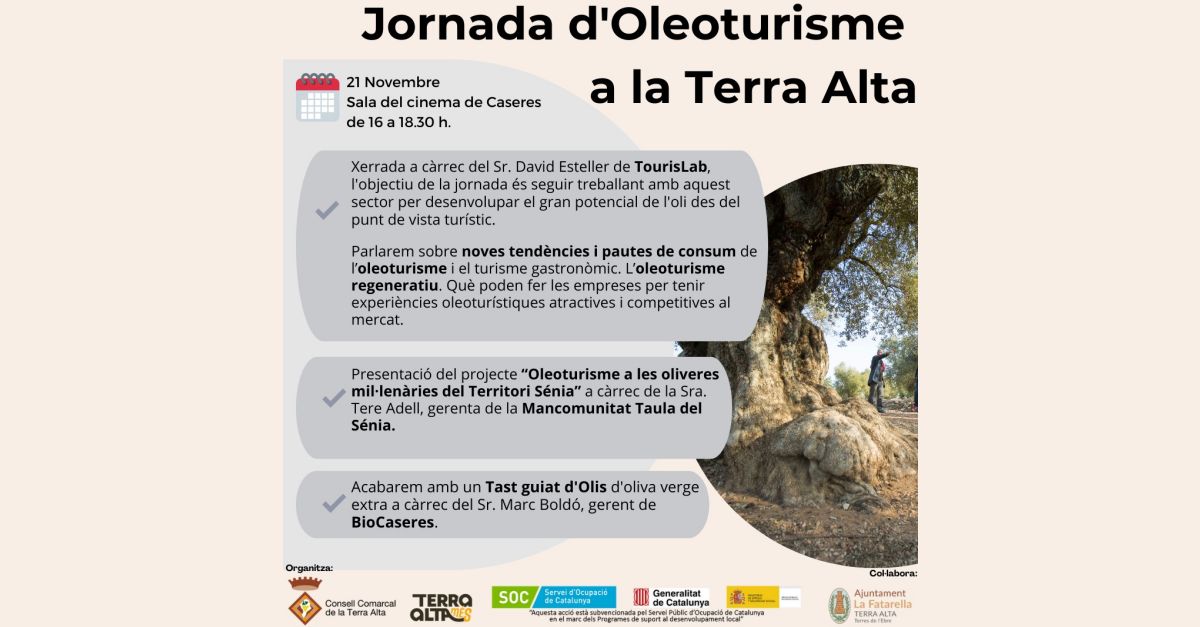 Jornada d�Oleoturisme a la Terra Alta
