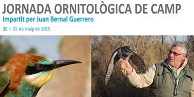 Jornada ornitol�gica de camp, impartit per Juan Bernal Guerrero