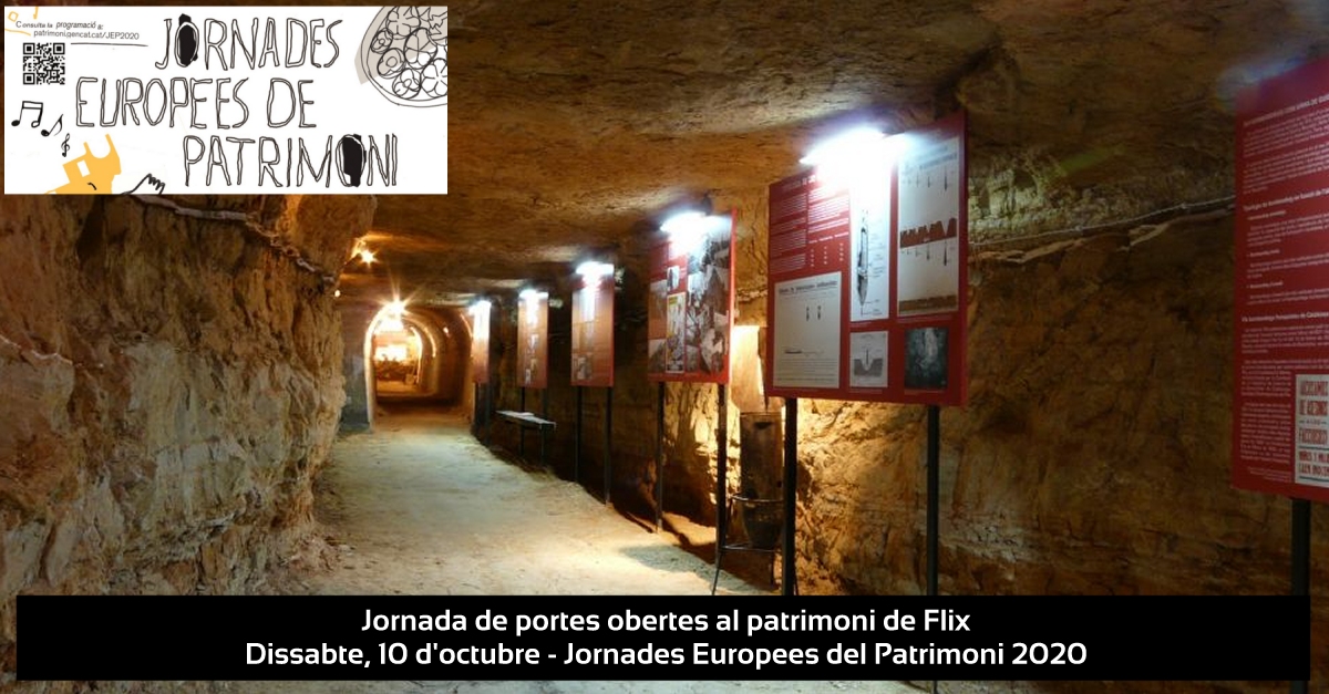Jornada de portes obertes al patrimoni de Flix #JEP2020 Jornada de portes obertes al patrimoni de Flix #JEP2020