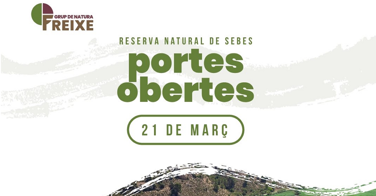 Jornada de puertas abiertas en la Reserva Natural de Sebes Jornada de puertas abiertas en la Reserva Natural de Sebes
