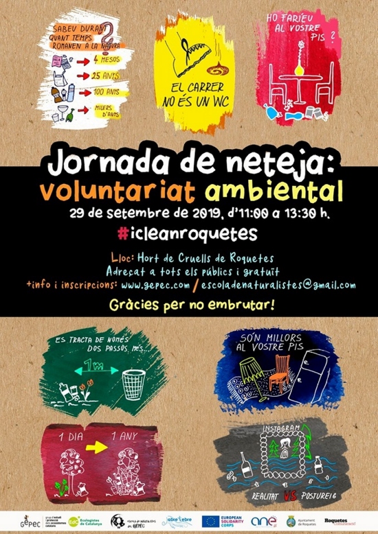 Jornada de neteja. Voluntariat ambiental Jornada de neteja. Voluntariat ambiental