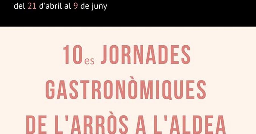 10as Jornadas Gastron�micas del Arroz de l�Aldea