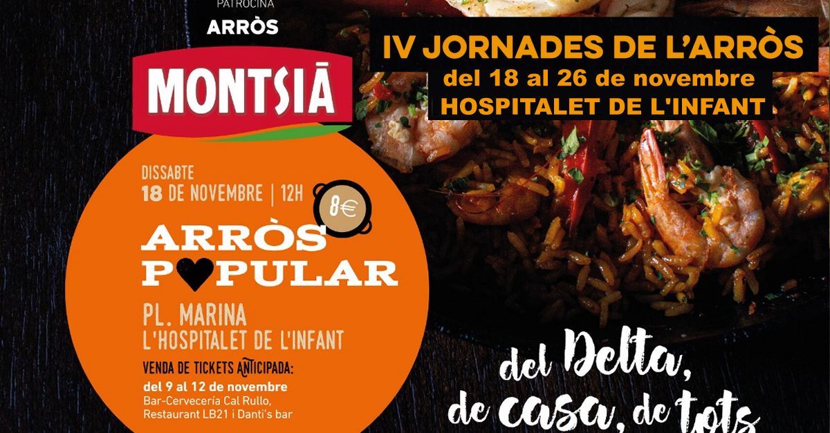 IV Jornadas del arroz de Hospitalet de l�Infant 