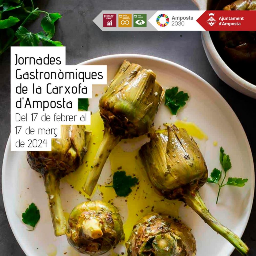 Jornades gastron�miques de la carxofa 2024 als restaurants d�Amposta