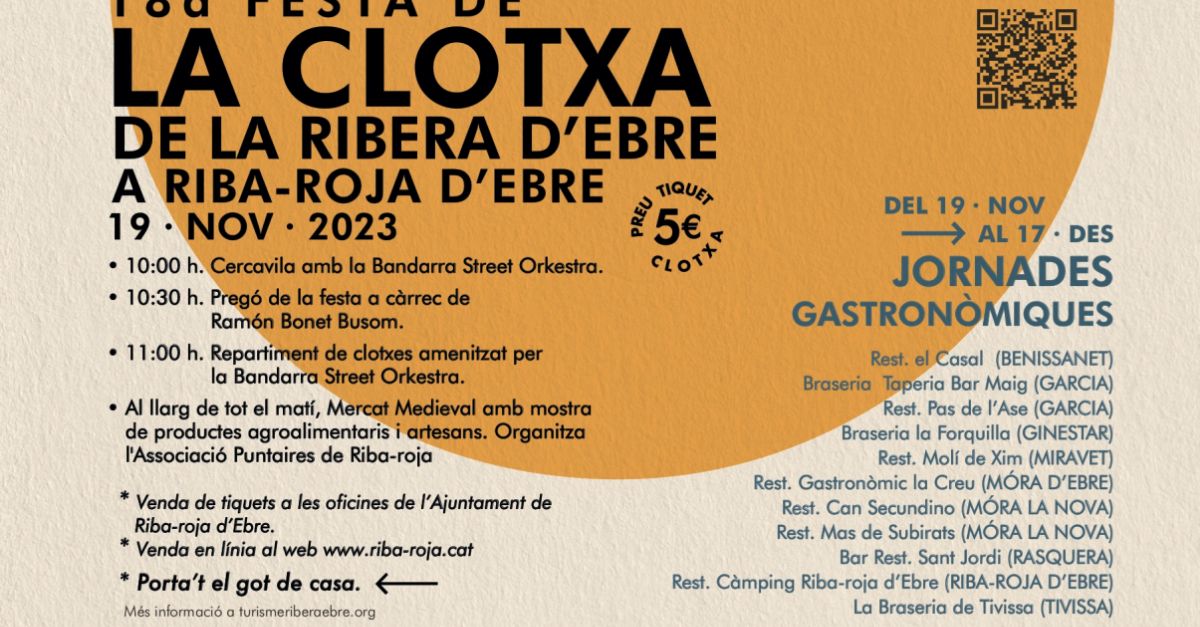 Jornadas Gastron�micas de la Clotxa de la Ribera d�Ebre 