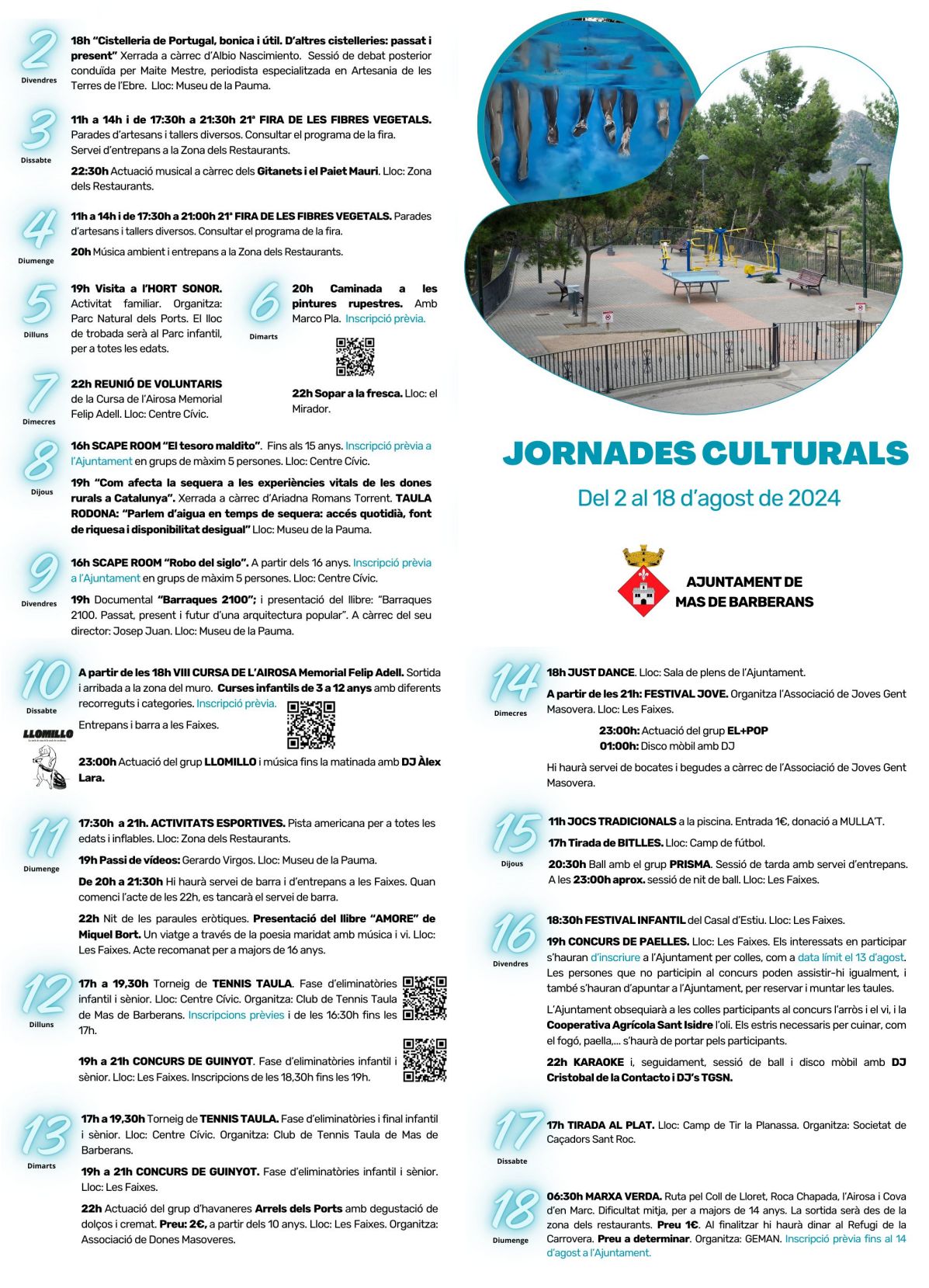 Jornades culturals del Mas de Barberans Jornades culturals del Mas de Barberans