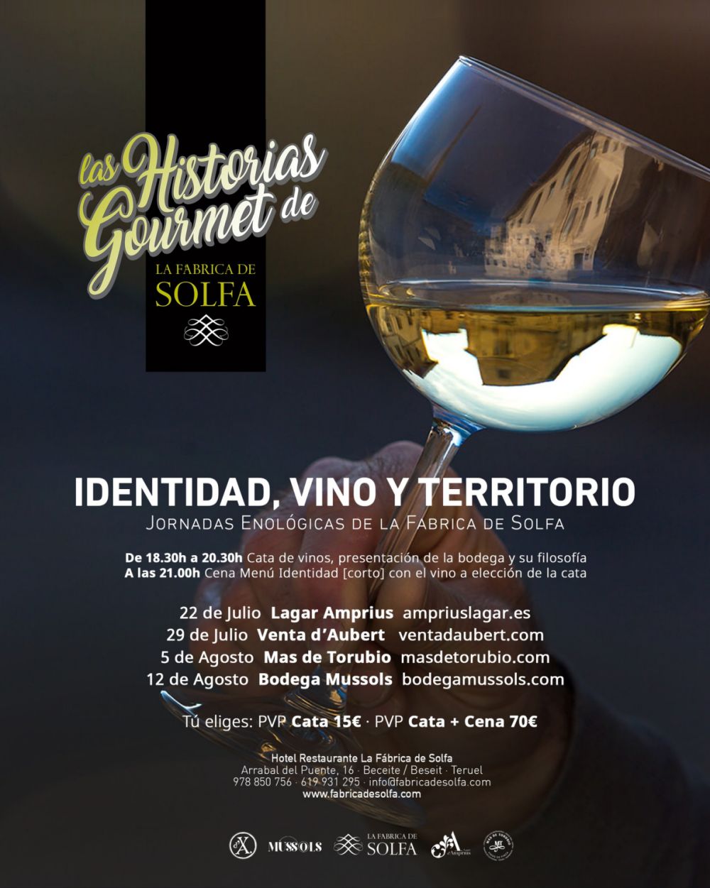 Identitat, vi i territori - Jornades enològiques de la Fábrica de Solfa Identitat, vi i territori - Jornades enològiques de la Fábrica de Solfa