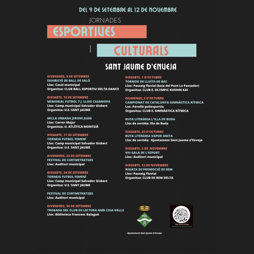 Jornades esportives i culturals de Sant Jaume d�Enveja