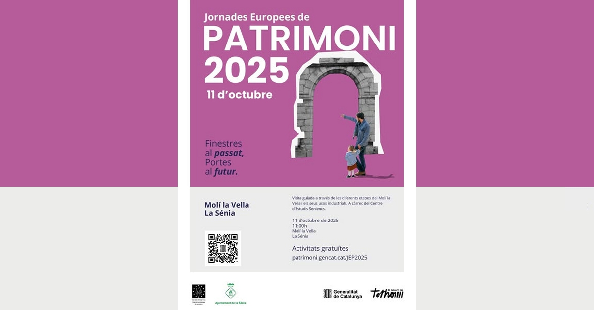 Jornades Europees del Patrimoni (La Sénia) Jornades Europees del Patrimoni (La Sénia)
