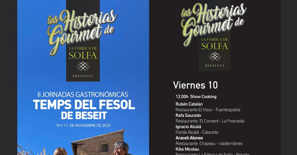 II Jornades gastron�miques Temps del Fesol de Beseit