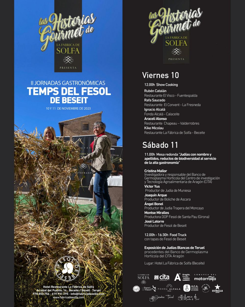 II Jornades gastronòmiques Temps del Fesol de Beseit II Jornades gastronòmiques Temps del Fesol de Beseit