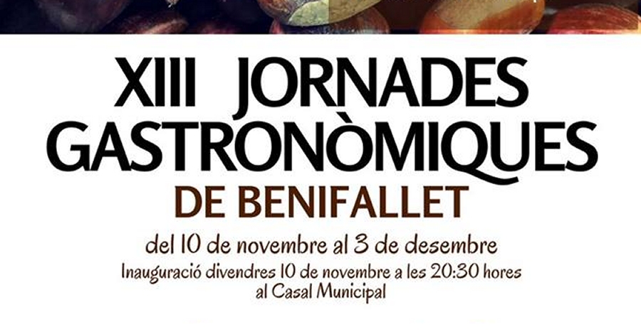 XIII Jornadas Gastron�micas de Benifallet. Boniato y casta�a