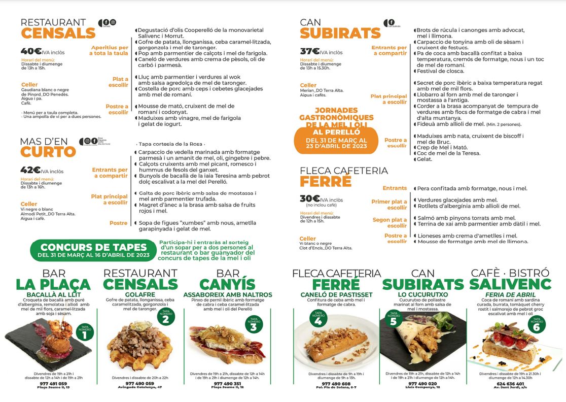 Jornades Gastron�miques de la Mel i l�Oli del Perell�