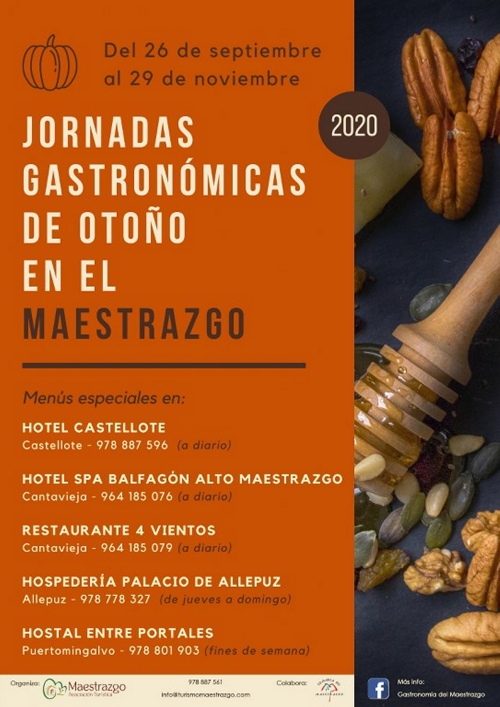 Jornades gastronòmiques de tardor al Maestrazgo Jornades gastronòmiques de tardor al Maestrazgo