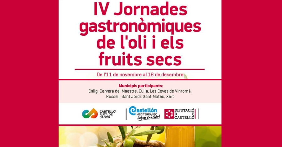 IV Jornades Gastron�miques de l�oli i els fruits secs