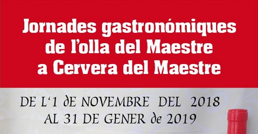 Jornades gastron�miques de l�olla del Maestre