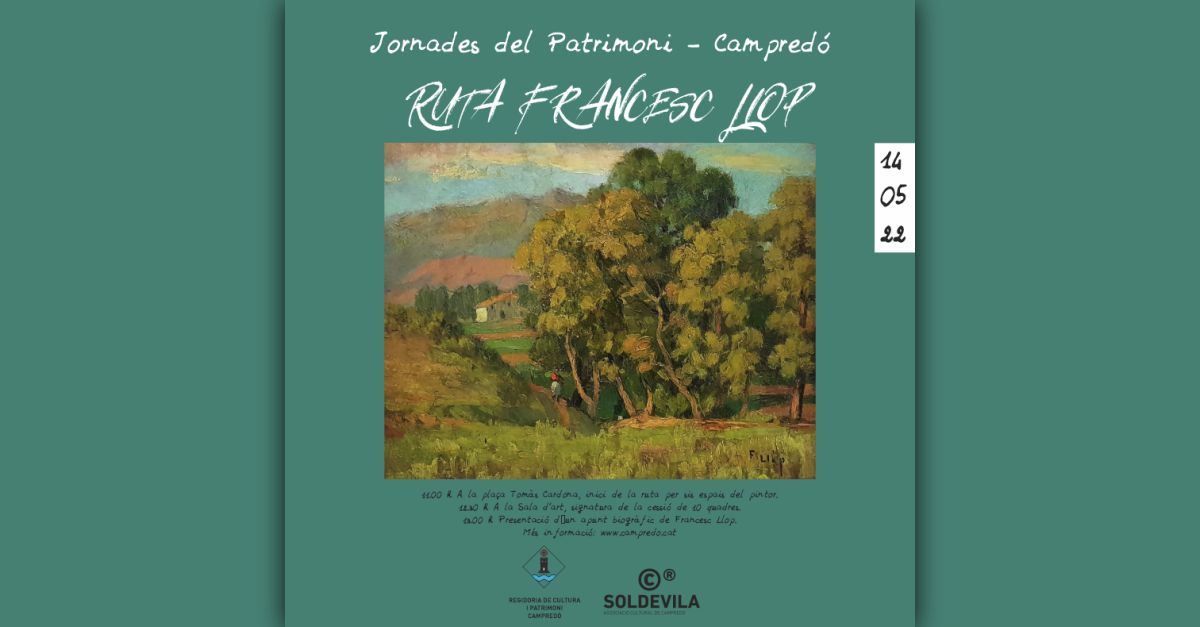 Campred dedica les Jornades del Patrimoni 2022 al pintor local Francesc Llop