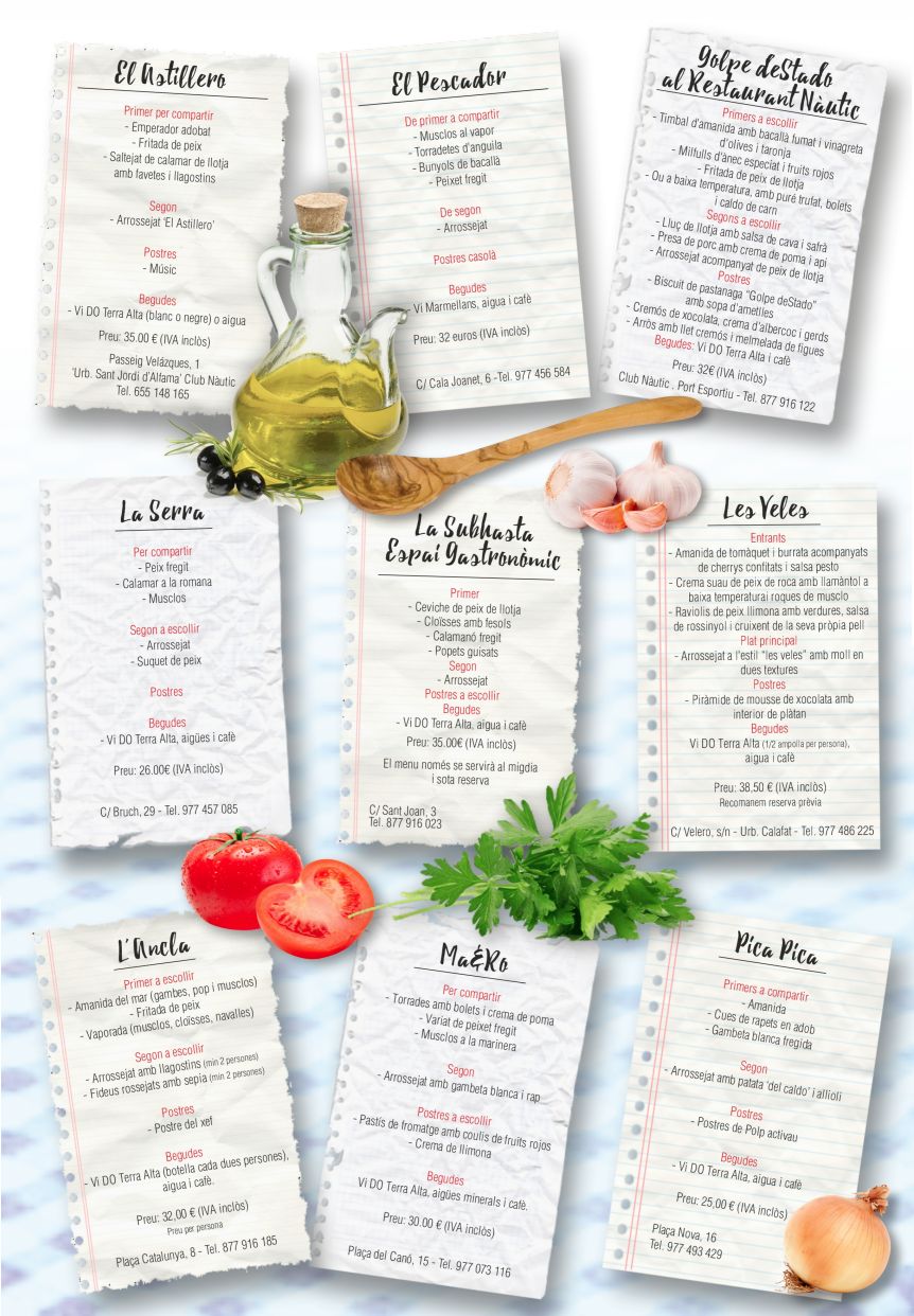 XI Jornades del Peix de Llotja i de l�Arrossejat de l�Ametlla de Mar