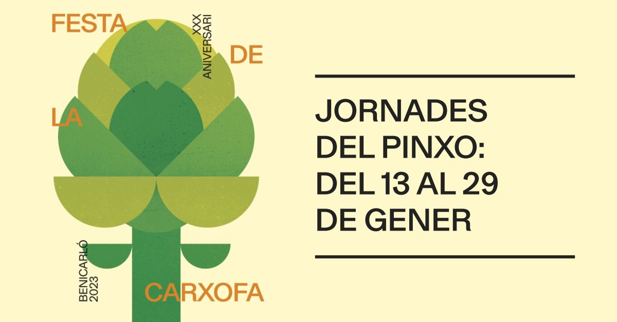 Jornades del Pinxo de la Carxofa de Benicarl� 2023
