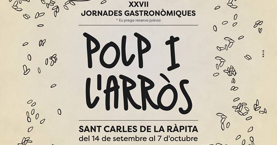 27enes Jornades Gastronmiques del Polp i l’Arrs 