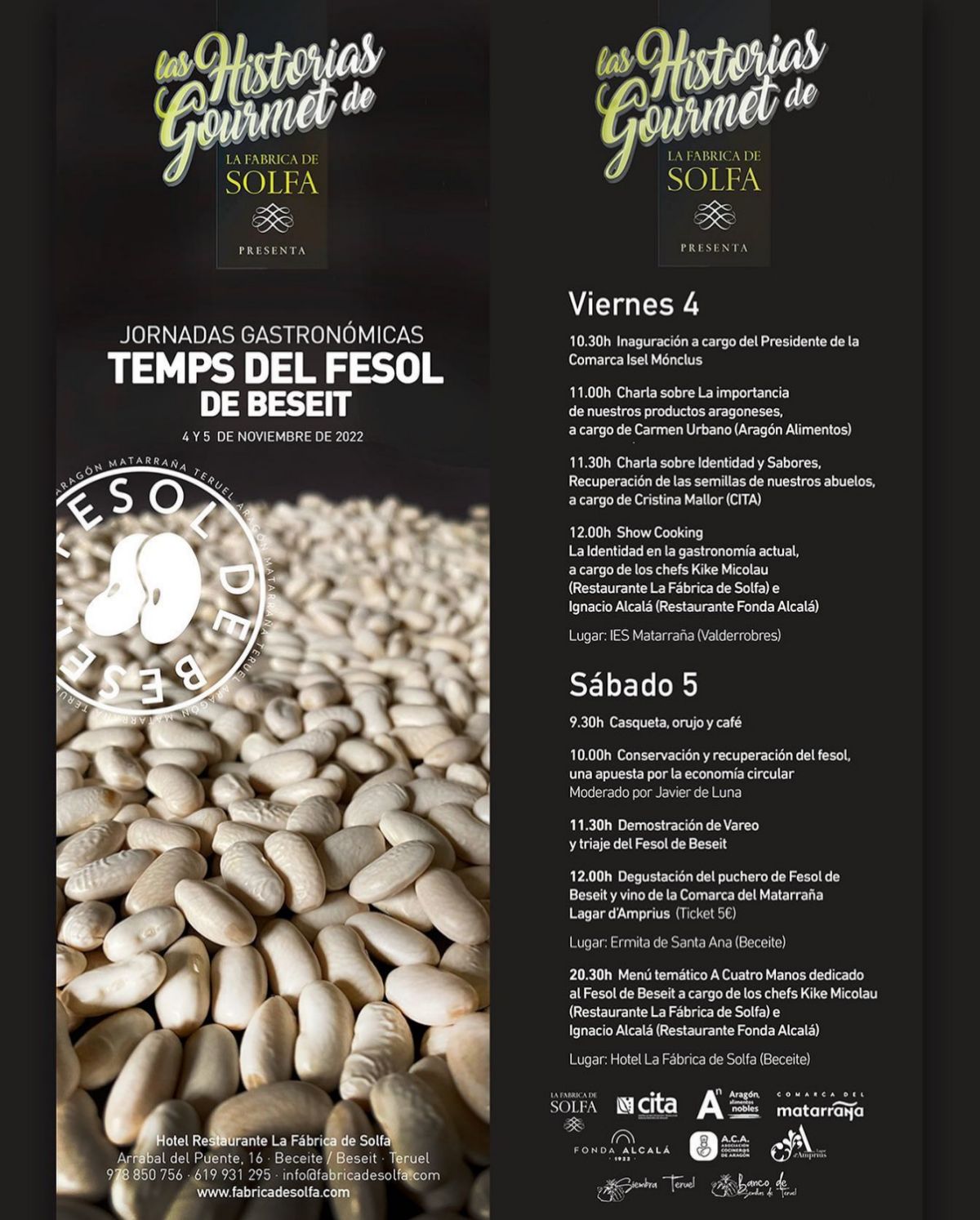 Jornades gastron�miques Temps del fesol de Beseit