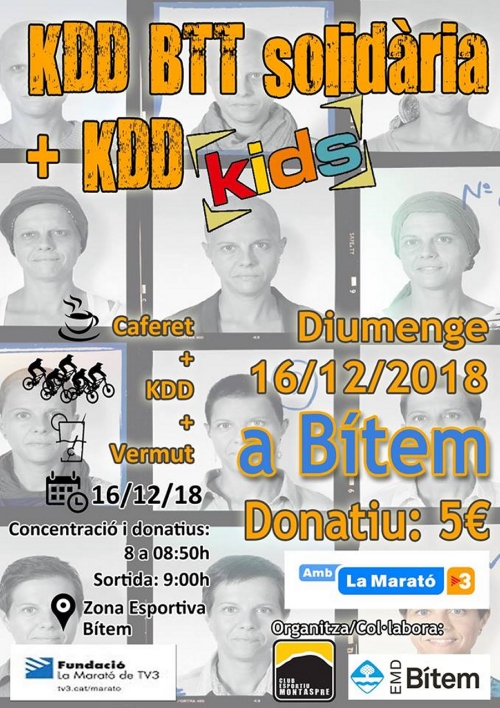 KDD BTT solidària + KDD kids a Bítem KDD BTT solidària + KDD kids a Bítem