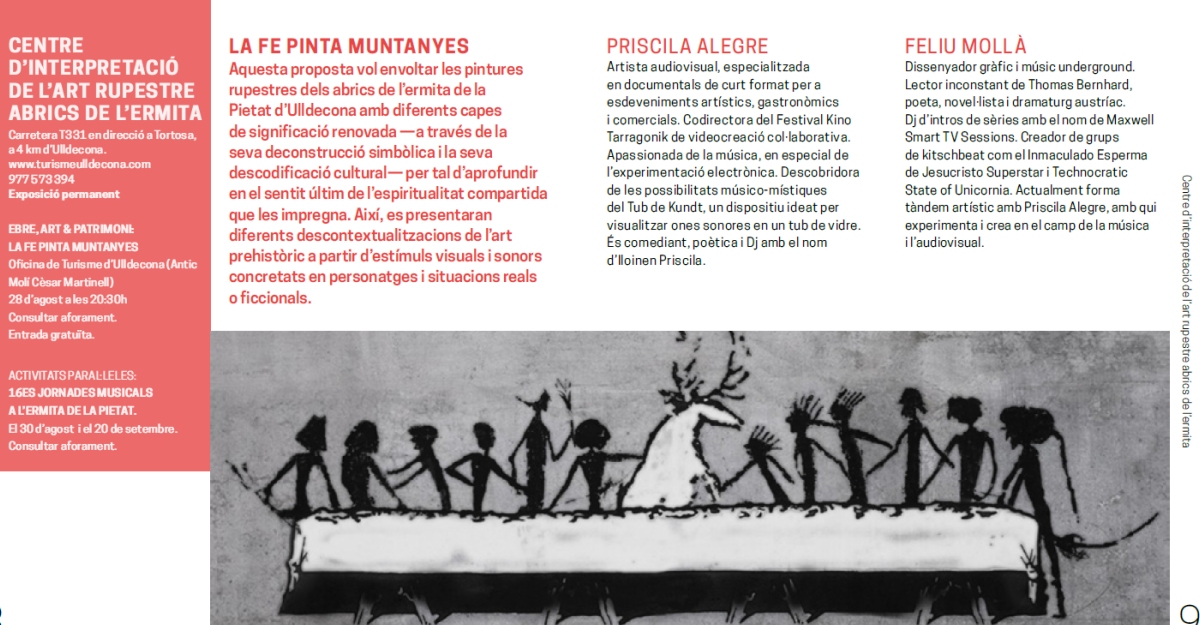 Cicle Ebre, Art & Patrimoni. Exposició: La fe pinta muntanyes Cicle Ebre, Art & Patrimoni. Exposició: La fe pinta muntanyes