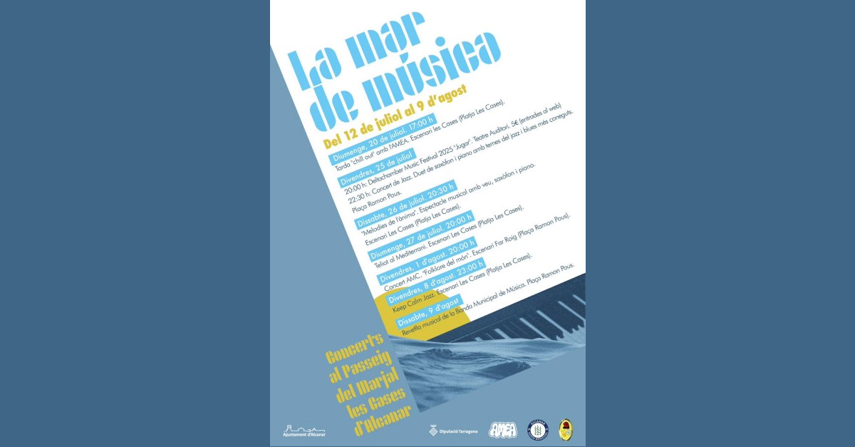 La mar de msica: concert de jazz. Duet de saxfon i piano