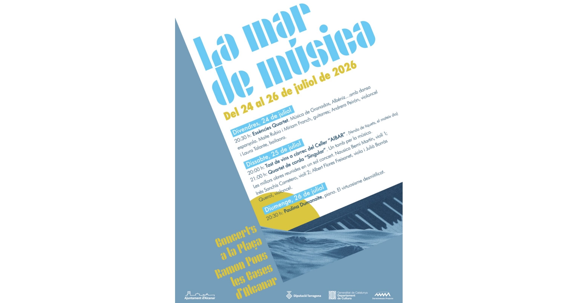 La Mar de M�sica. Ess�ncies Quartet