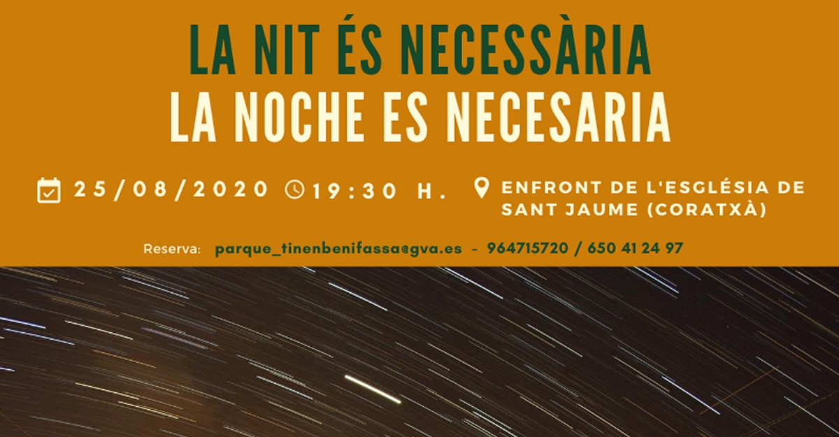 Xerrada: La nit �s necess�ria