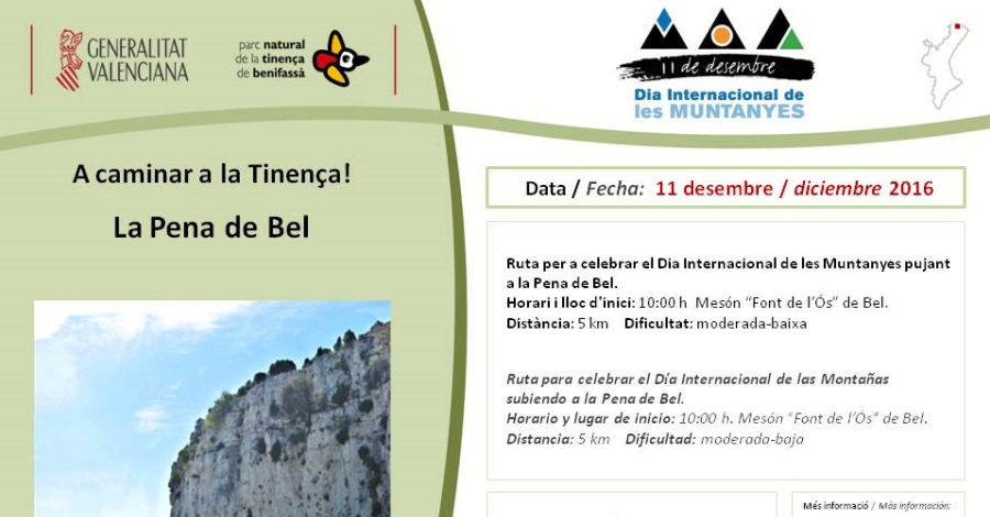 A caminar en la Tinen�a! - La Pena de Bel 