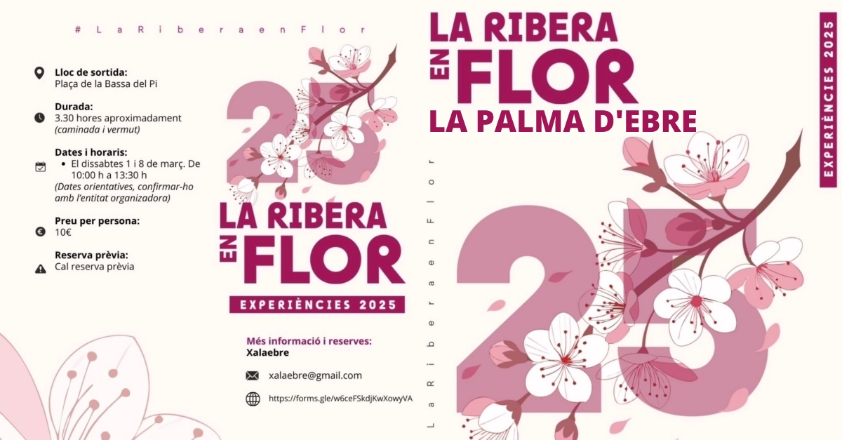 La Ribera en Flor 2025: la Palma d�Ebre