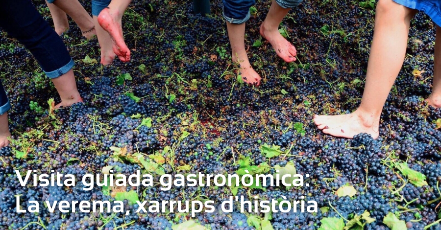 Visita guiada gastronòmica: La verema, xarrups d’història Visita guiada gastronòmica: La verema, xarrups d’història