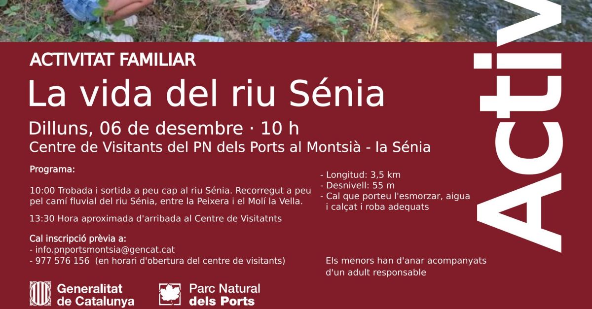 Activitat familiar: La vida del riu S�nia
