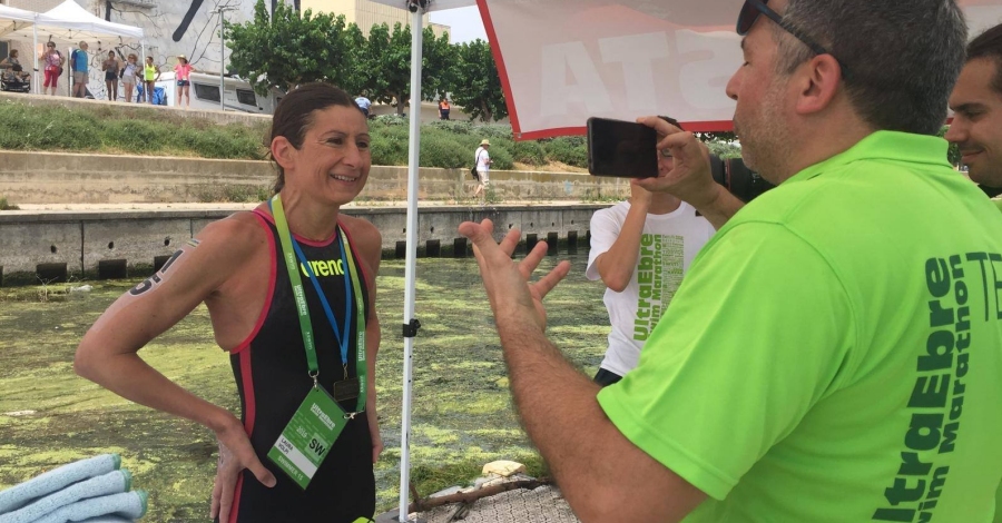 La italiana Laura Volpi guanya la vuitena edici de l’Ultra Ebre Swim Marathon