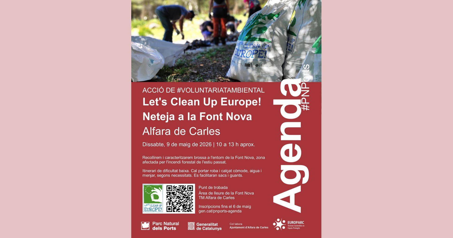 Let�s clean up europe, neteja a la Font Nova