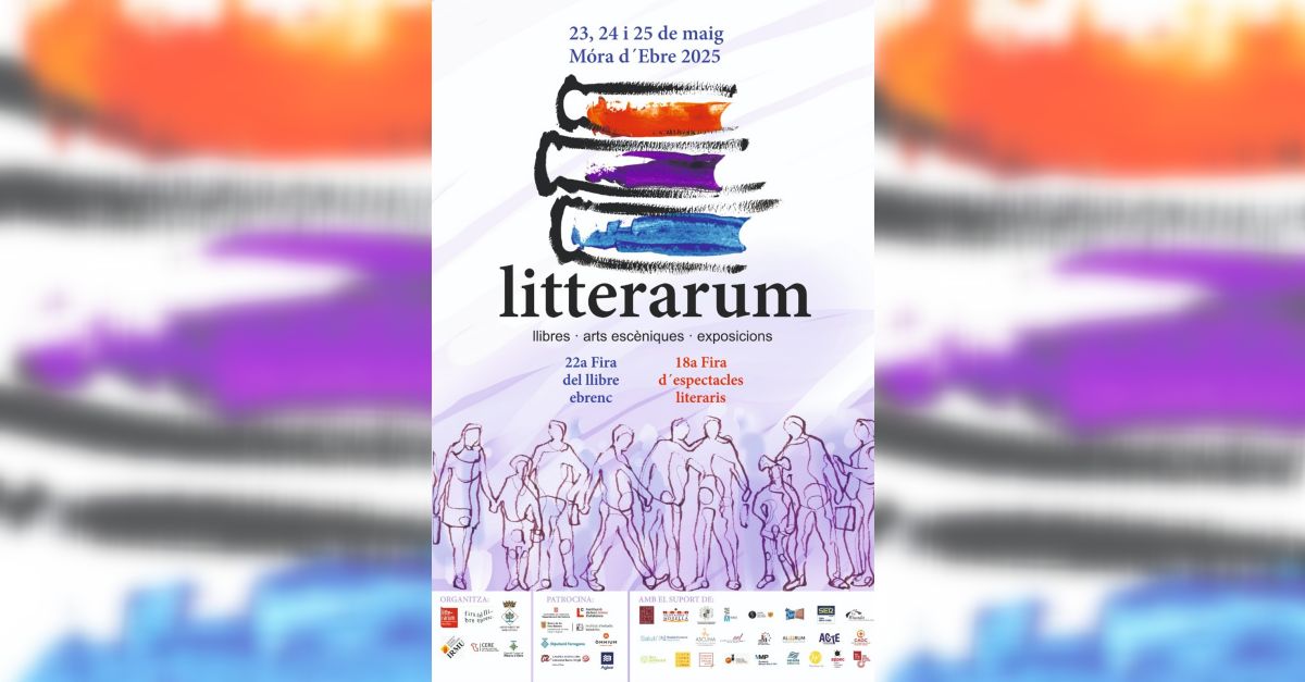 Literarum: 22a Fira del llibre ebrenc i 18a Fira dEspectacles literaris