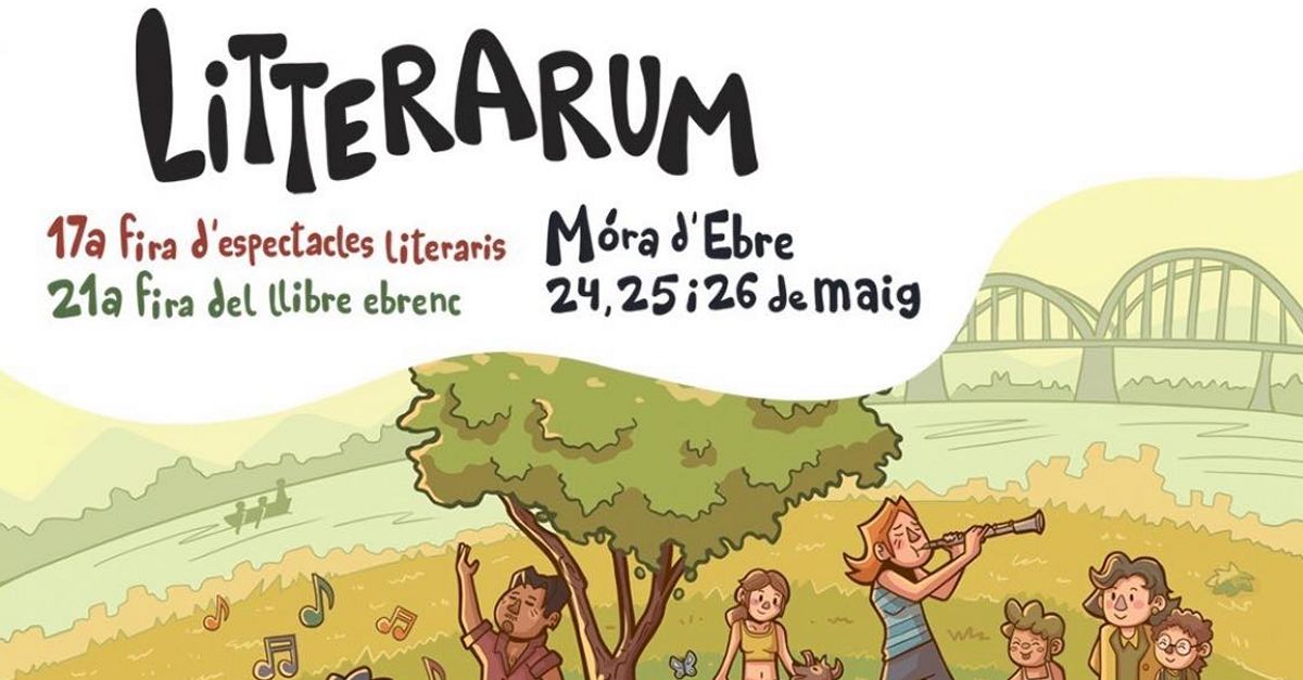 Litterarum 17a Fira d�espectacles literaris i 21a Fira del llibre ebrenc