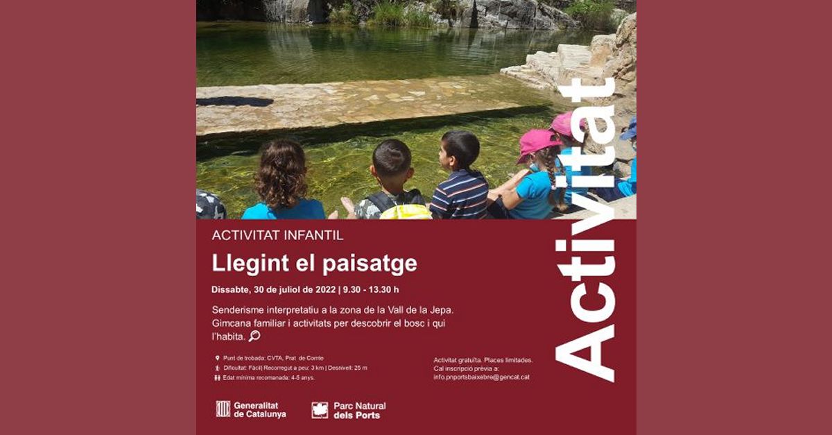 Llegint el paisatge. Senderisme interpretatiu a la zona del Vall de la Jepa Llegint el paisatge. Senderisme interpretatiu a la zona del Vall de la Jepa